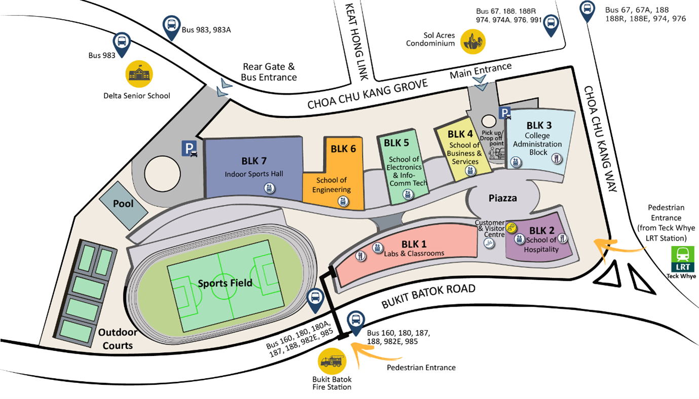 CW Campus Map